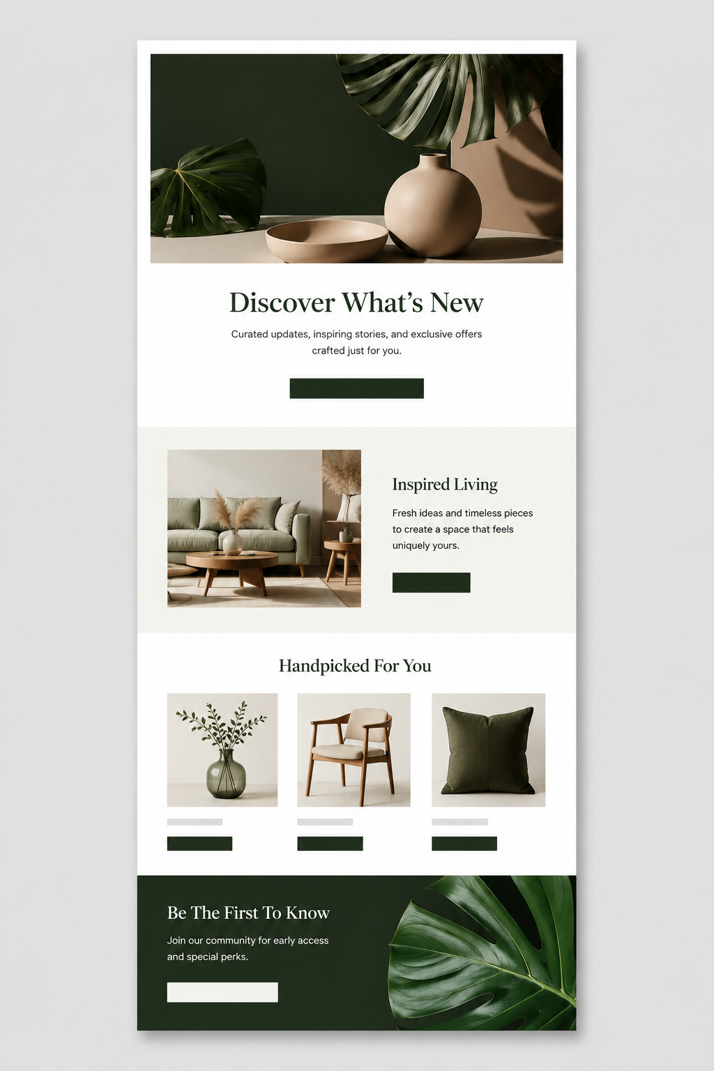 Custom newsletter design layout preview
